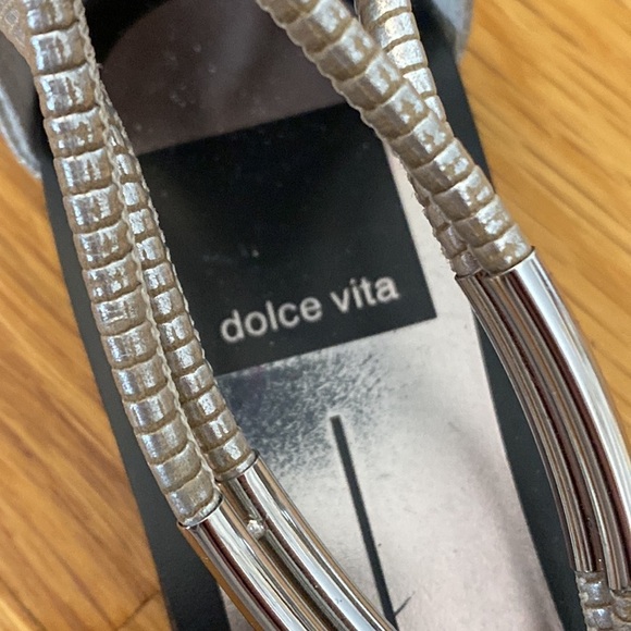 Dolce Vita Women’s Silver Sandals Size 36/6 - Picture 5 of 7